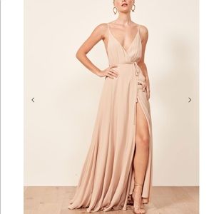 Reformation Dress in gorgeous blush pink